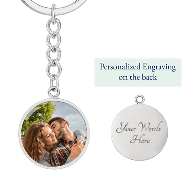 Best Friend on Wedding Day Flower Keychain - Love You This Much